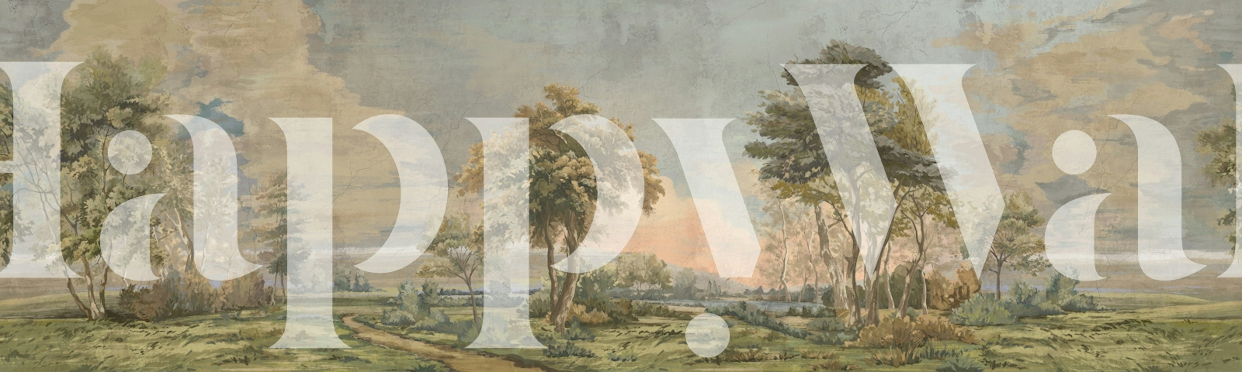 Tapeta Landscape 2 u postavci sobe