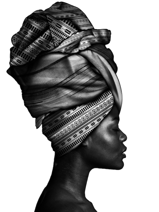 Buy African Turban White Wallpaper - Happywall.com