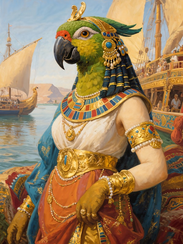 Majestic Cleopatra Parrot