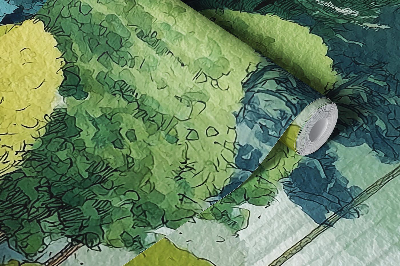 Serene Forest Retreat wallpaper roll