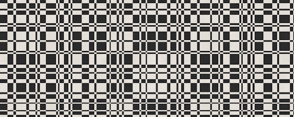 Monochrome Checkered Design