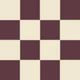 Cream fig brown bathroom wall checkers M