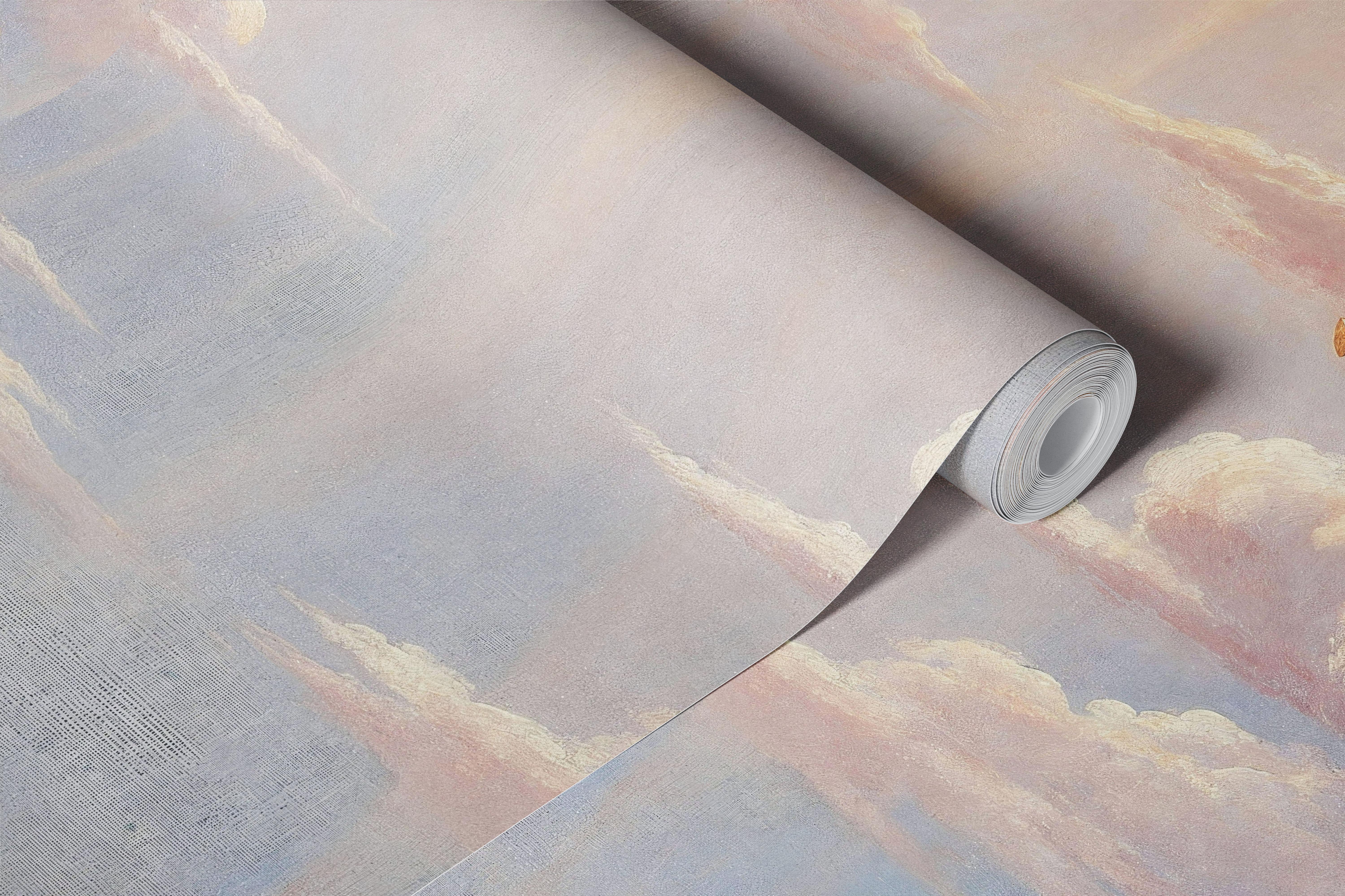 Heavenly Angelic Symphony wallpaper in a room