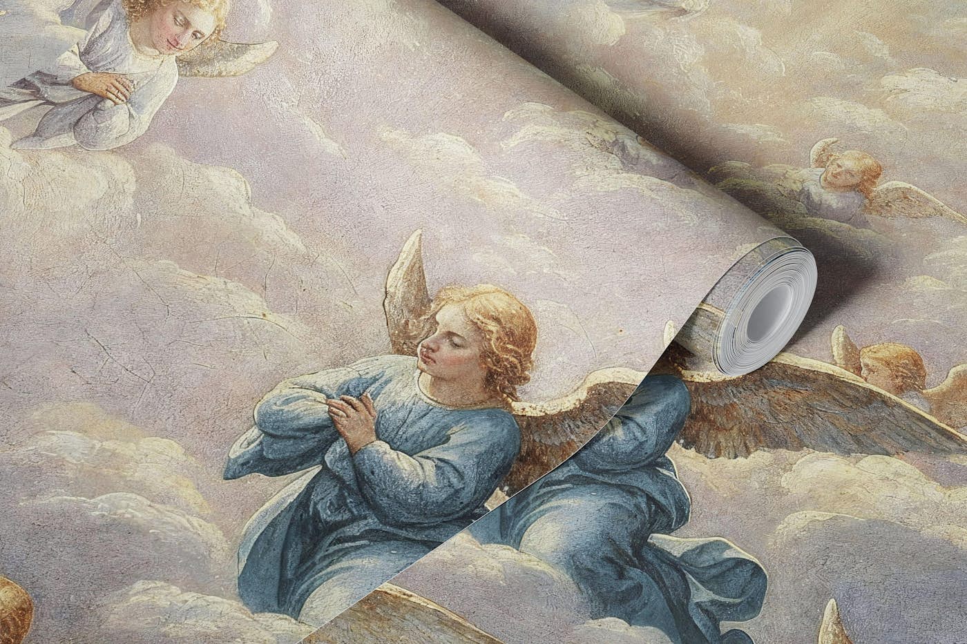 Heavenly Angelic Scene wallpaper roll