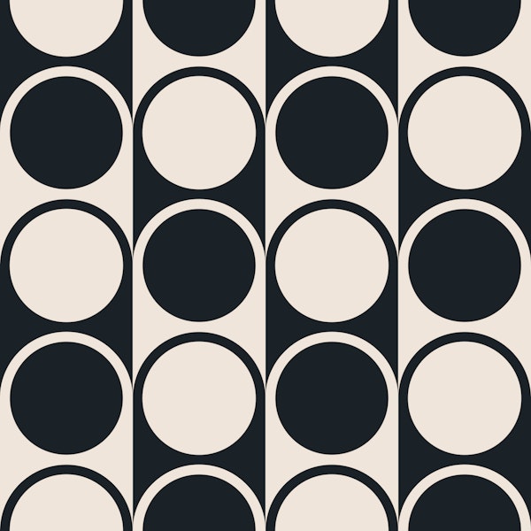Monochrome Circle Aesthetic