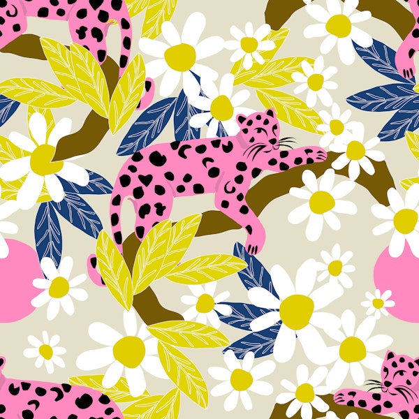 Pink Leopard Paradise