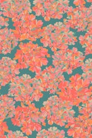 Big Bloom Hydrangeas Vintage Floral Apricot behang