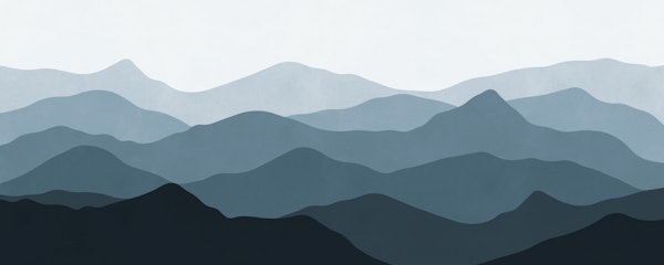Serene Mountain Horizon
