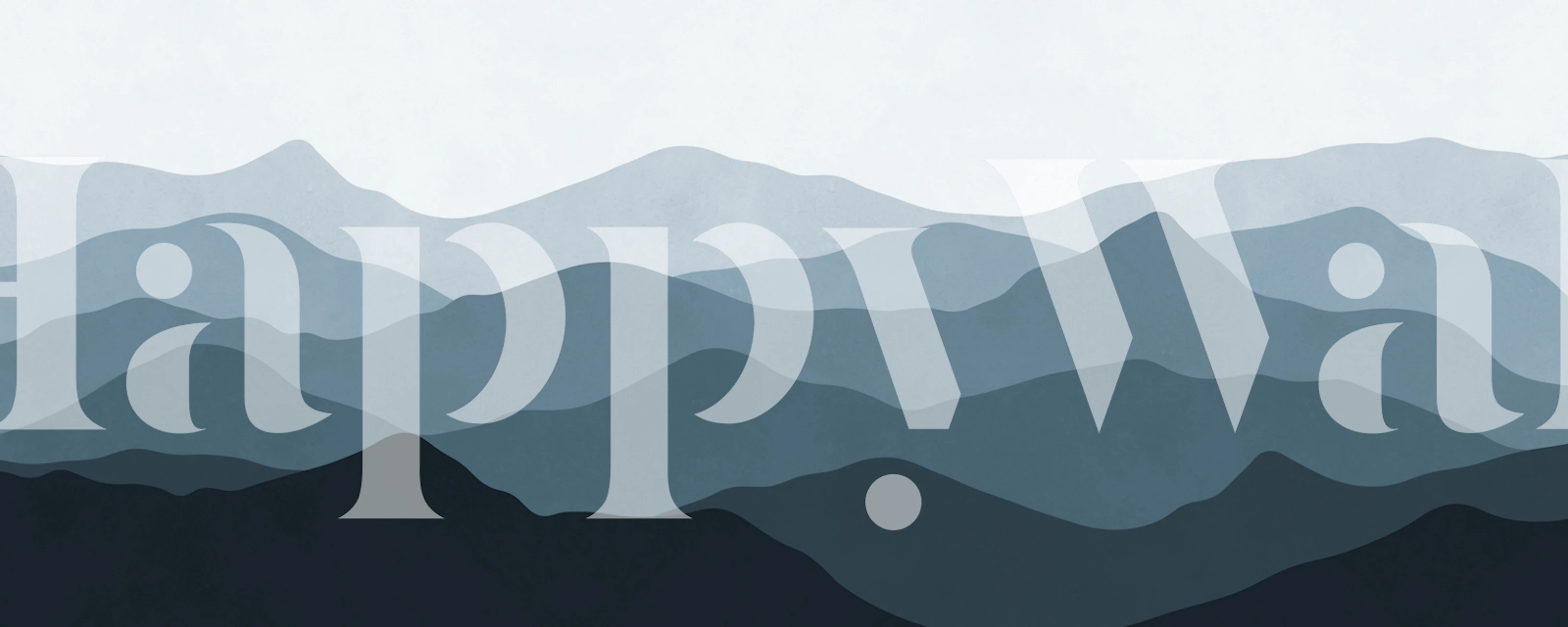 Tapeta Serene Mountain Horizon w pokoju