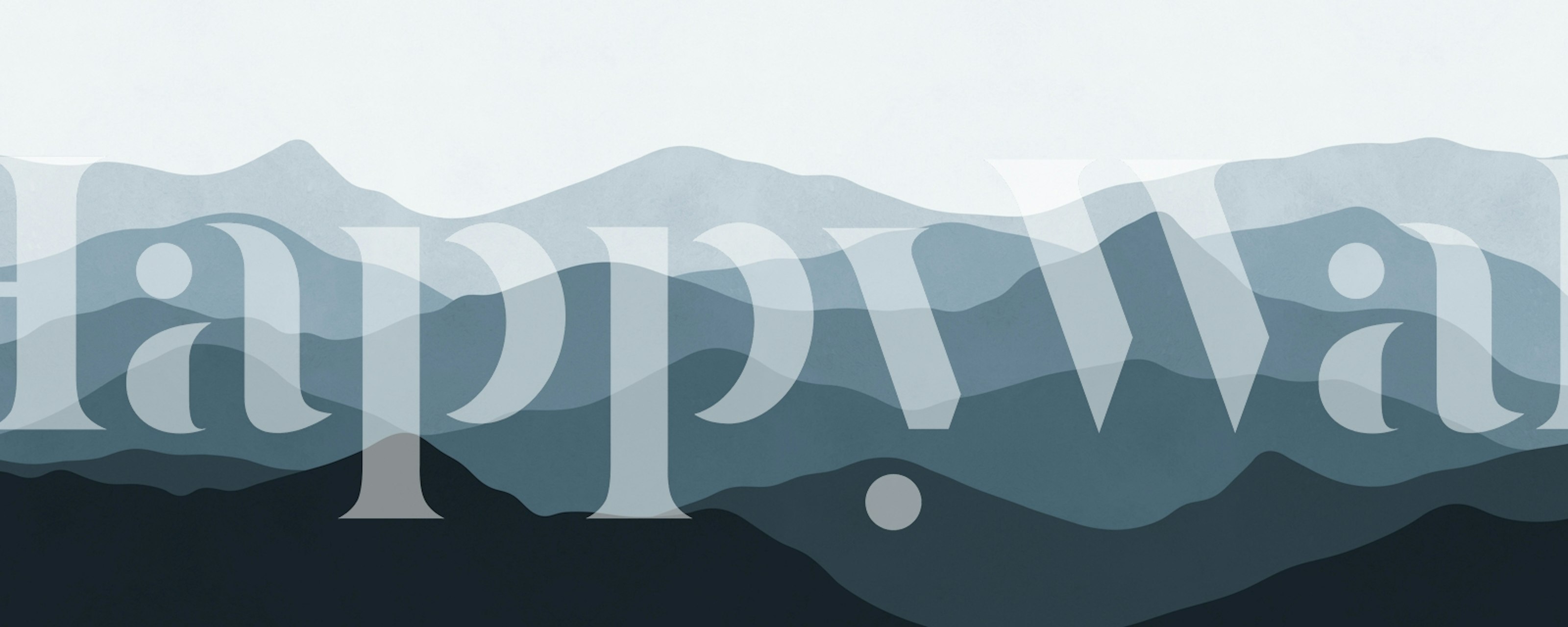 Serene Mountain Horizon tapet i et rom