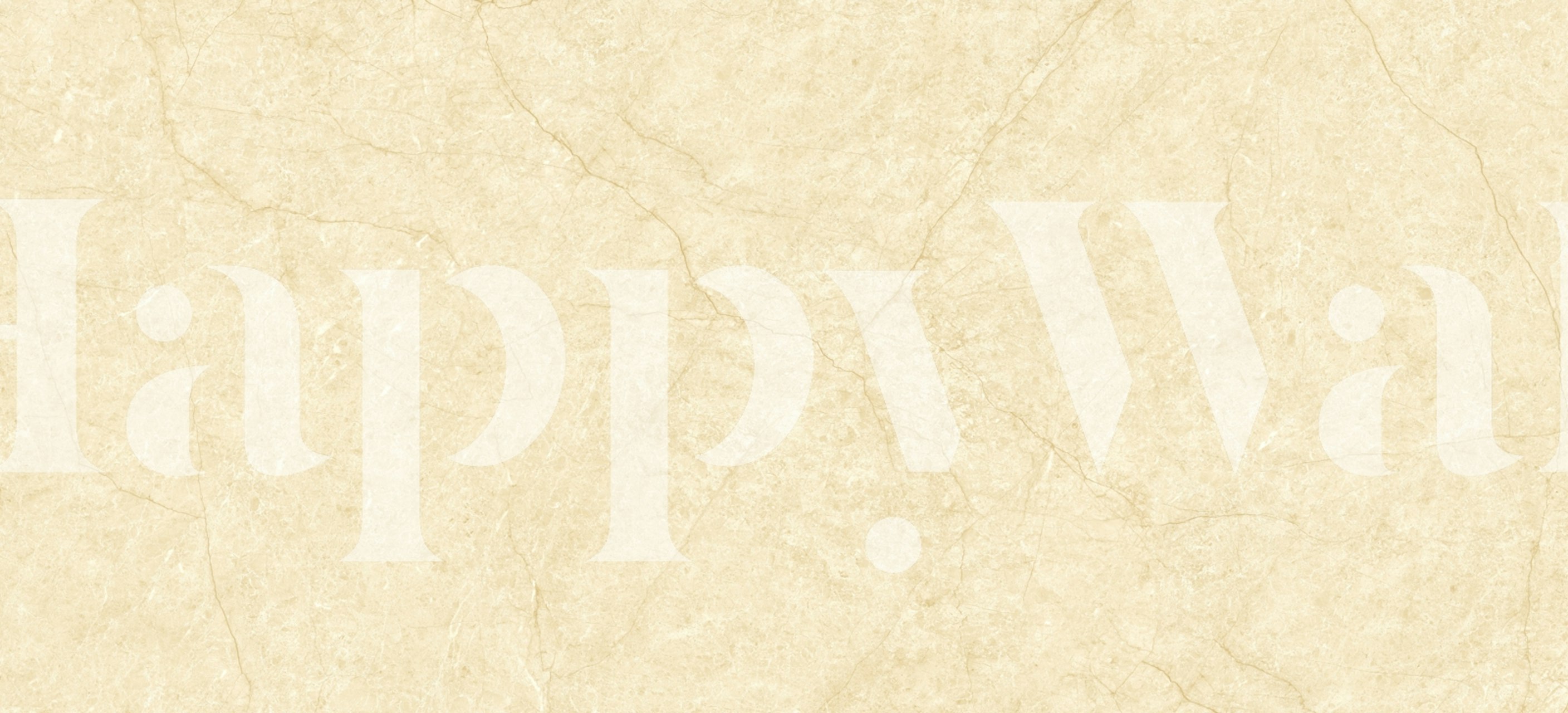 Crema Marfil Marble wallpaper in a room