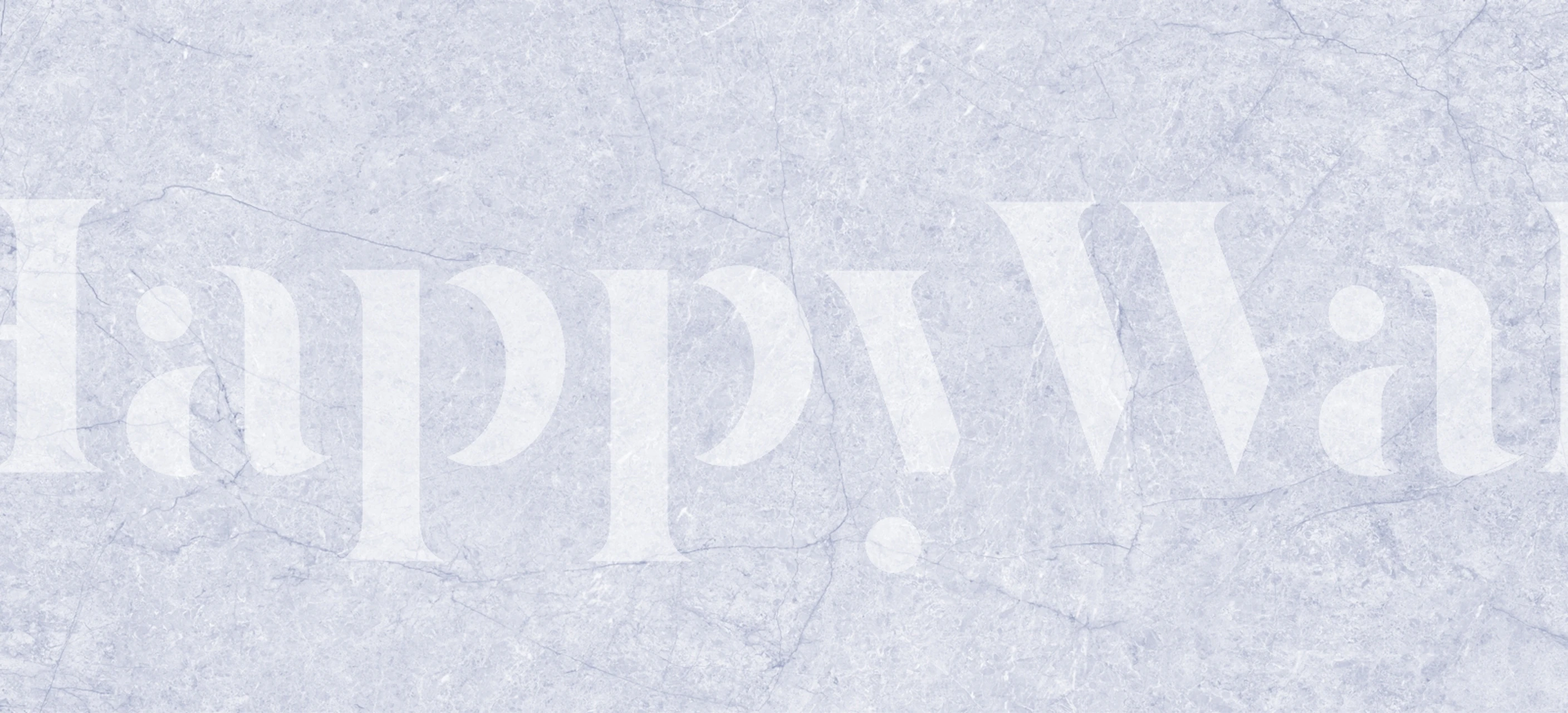 Papel pintado Light Blue Marble Bliss en una habitación