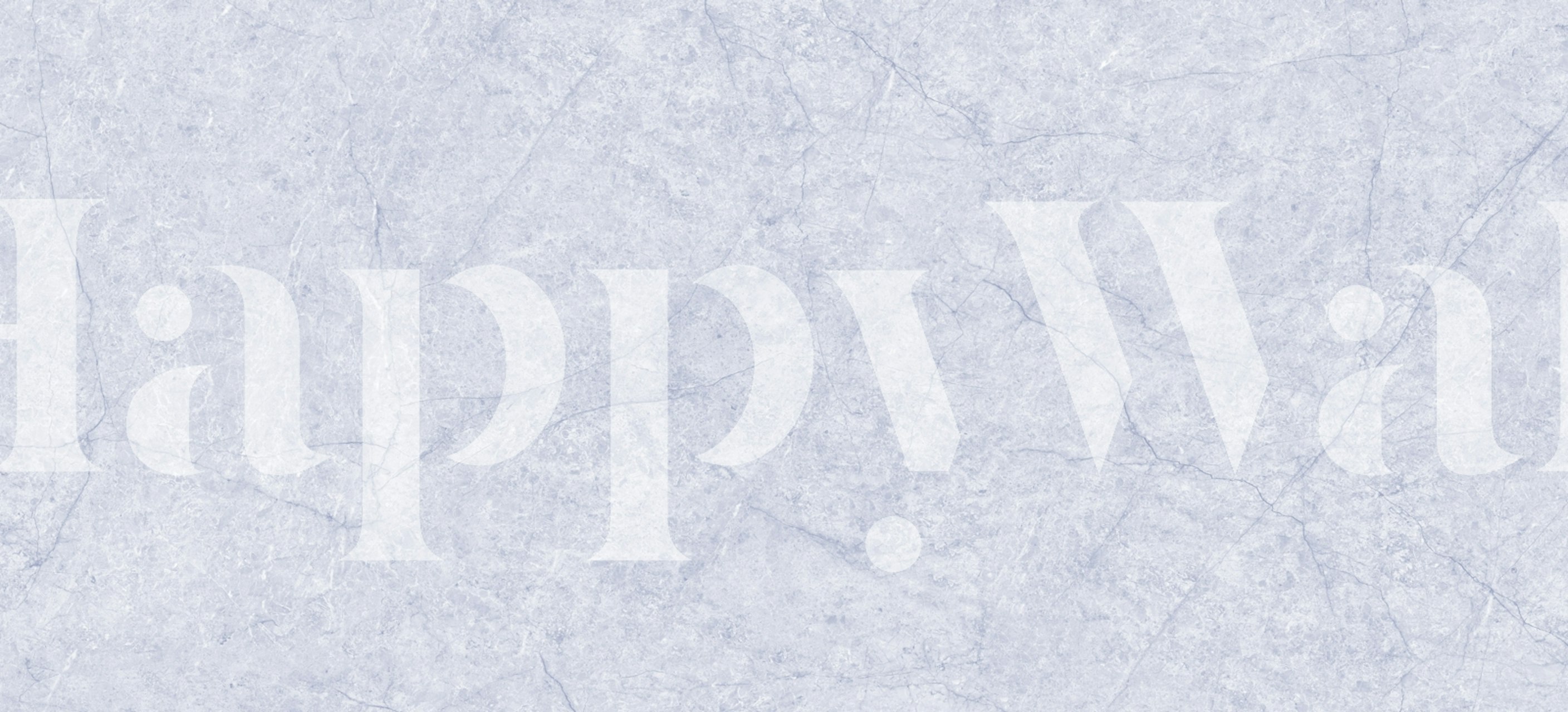 Blue marble texture wallpaper in a room