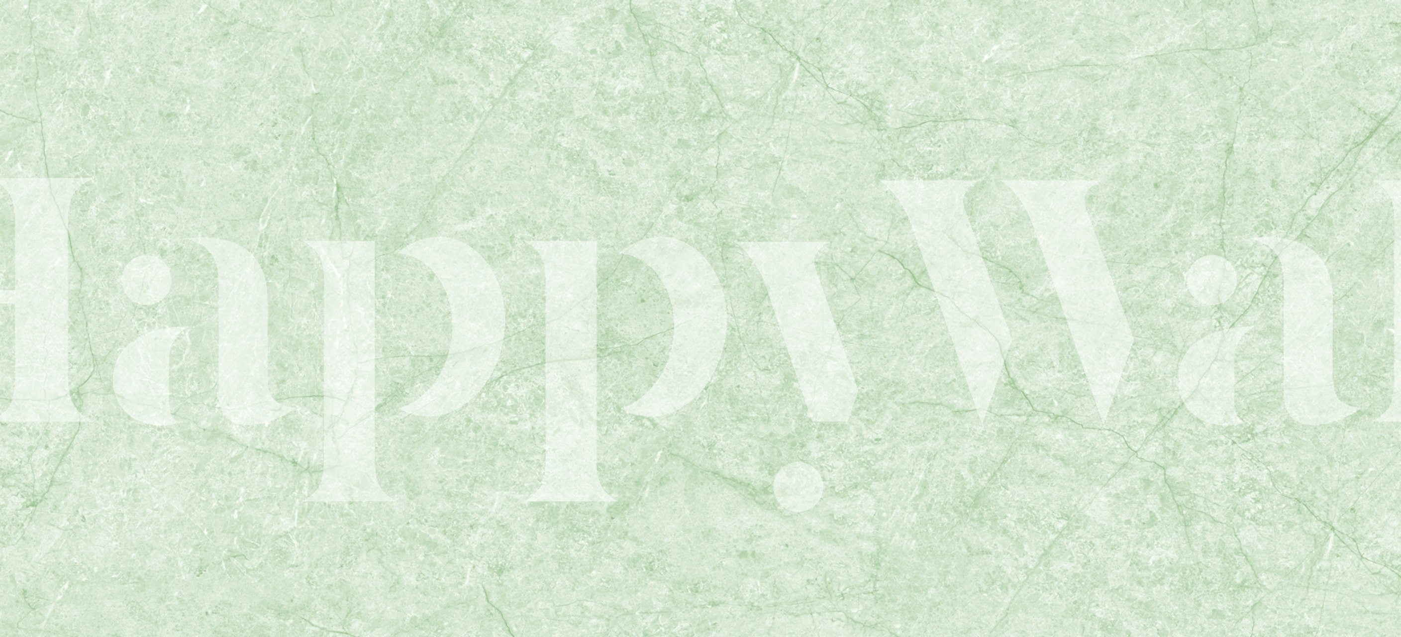 Green marbled texture wallpaper with subtle veining