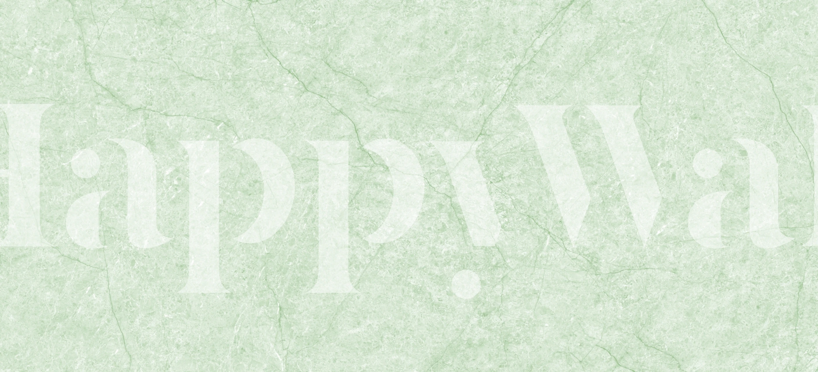 Pastel Green Stone tapet i et rom