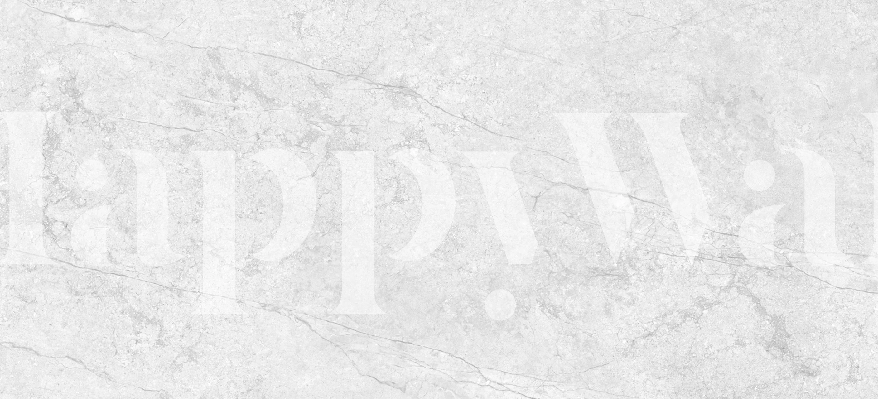 White marble texture with subtle gray veining wallpaper