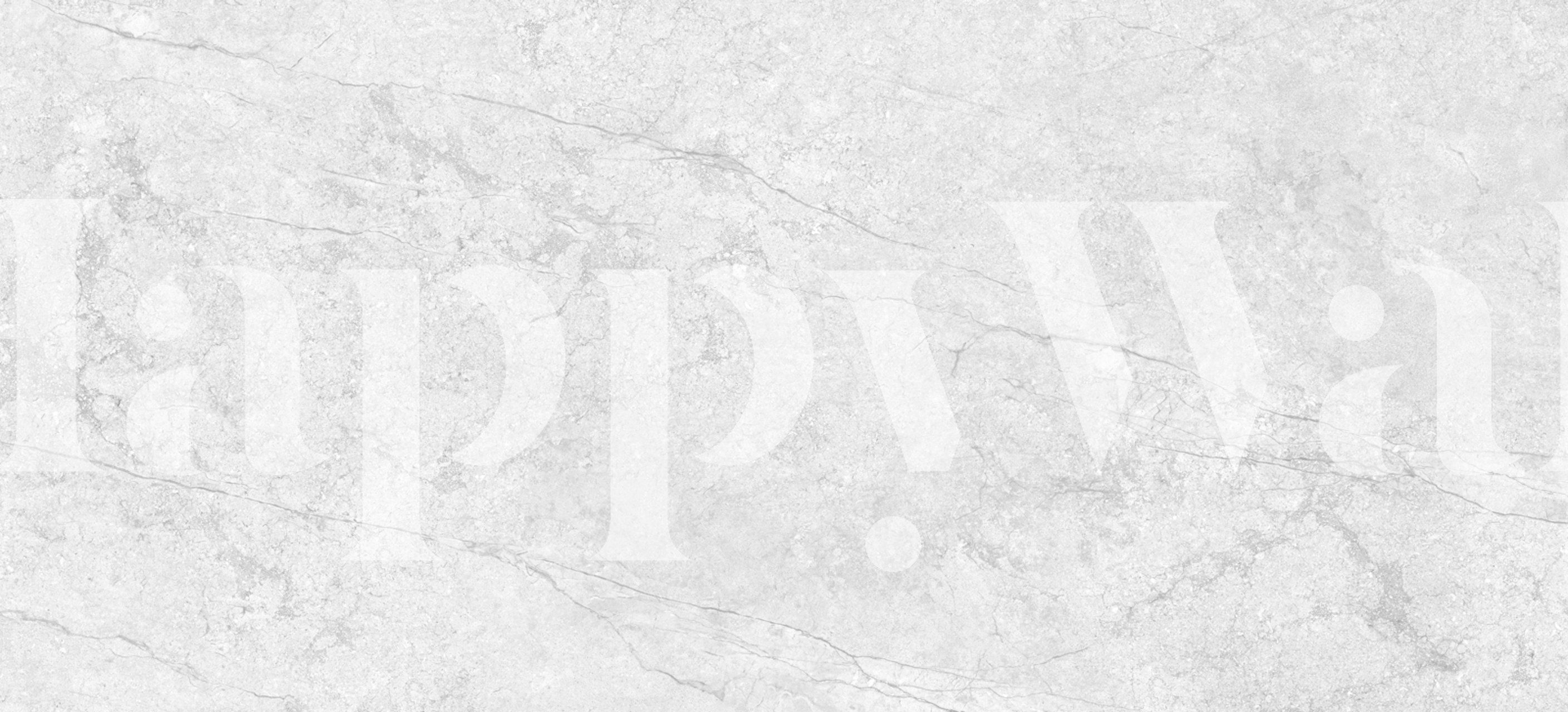 Silver Cloud Marble wallpaper displayed in a room