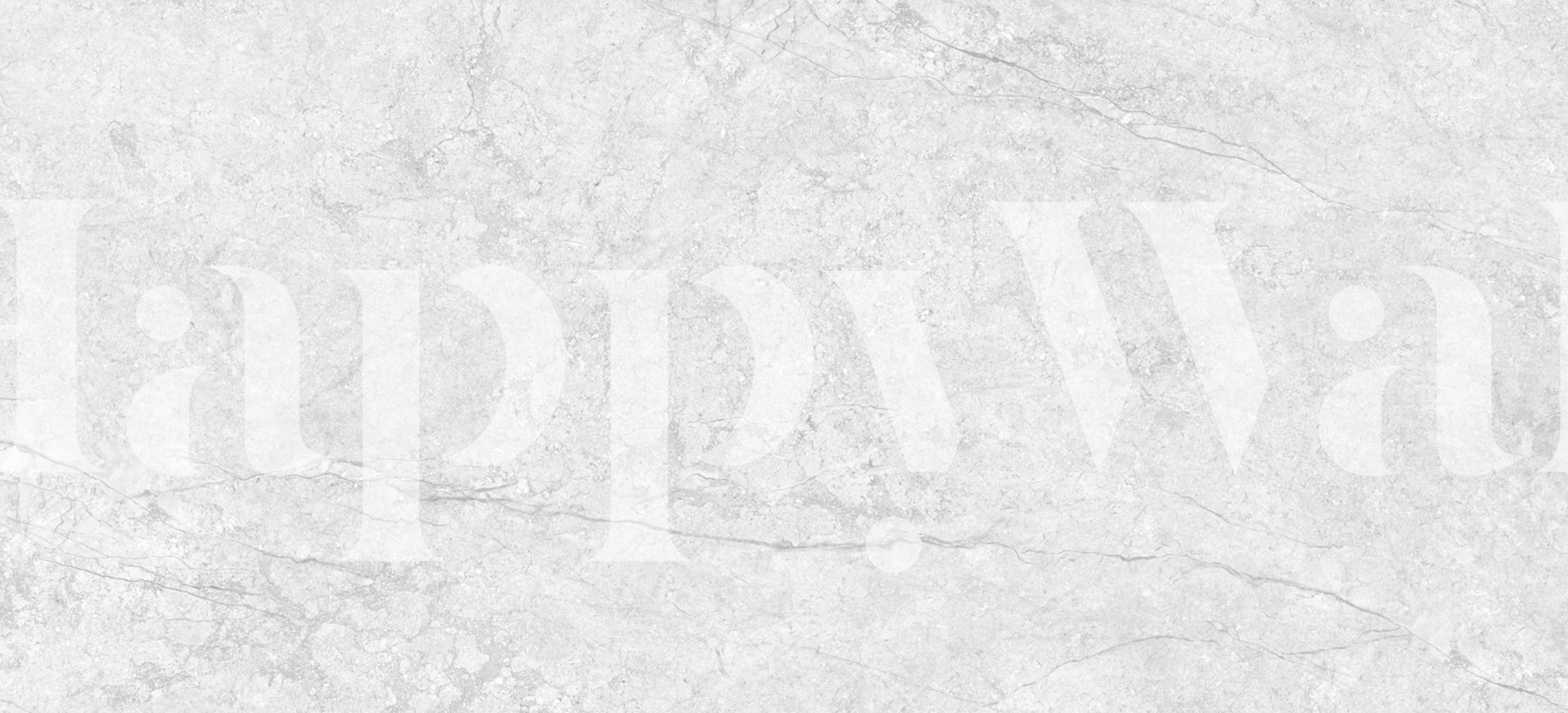 Papier peint Soft Grey Marble dans une pièce