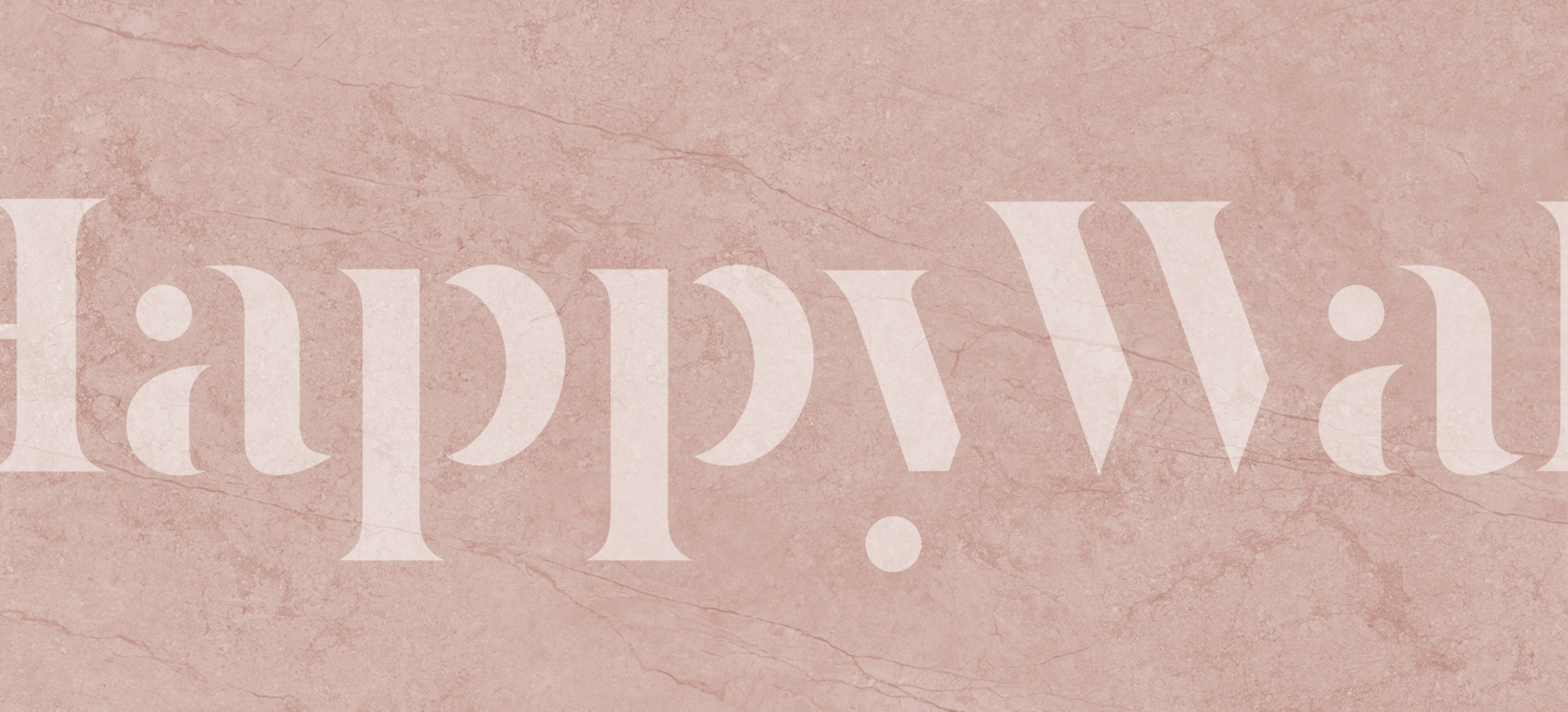 Pink Stone Texture Tapete in einem Raum