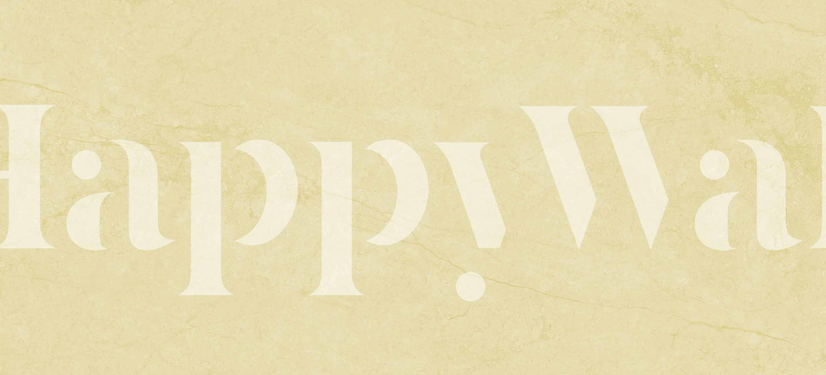 Crema Gialla Marble tapet i et rom