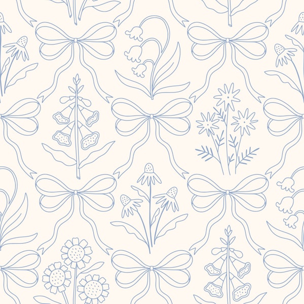 Charming Floral Bow Design