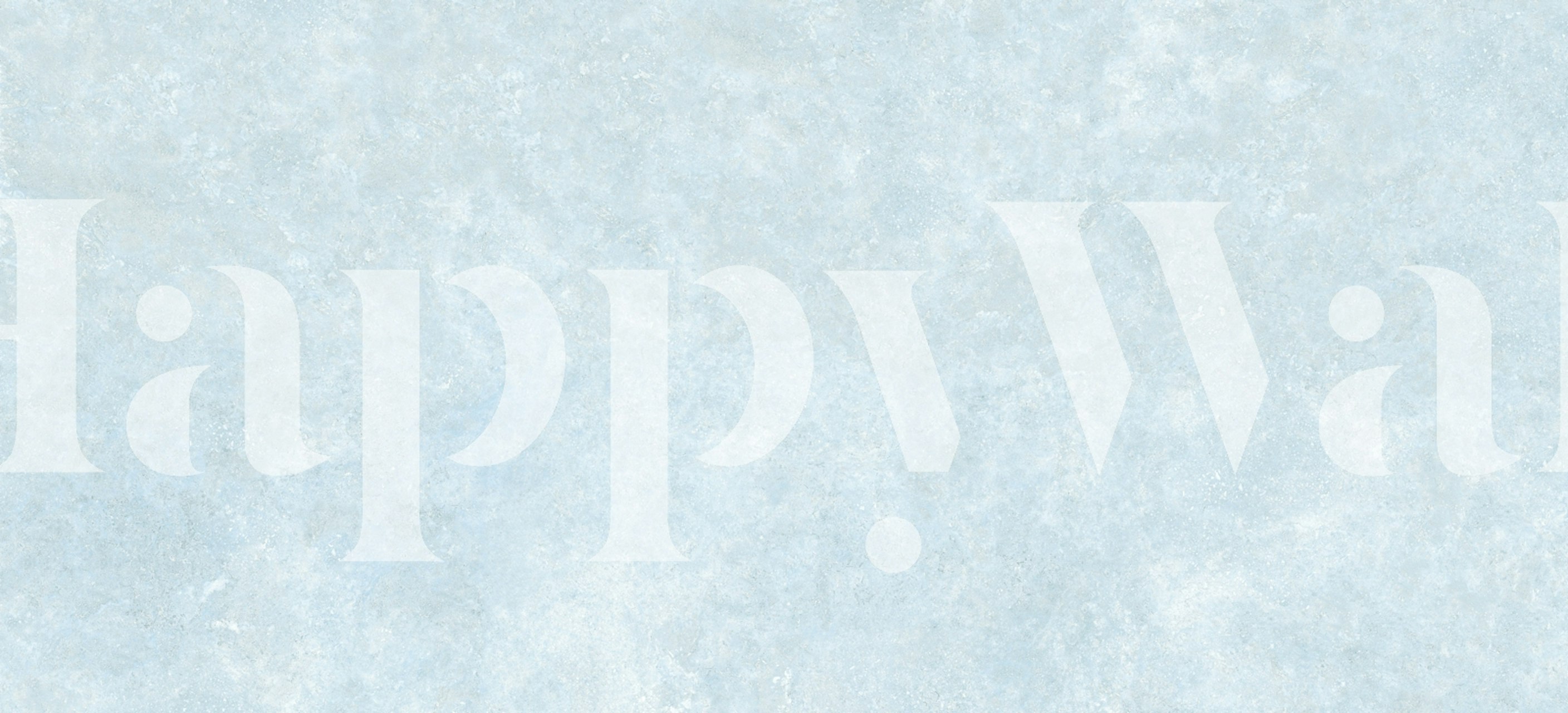 Calming sky blue texture wallpaper in a room