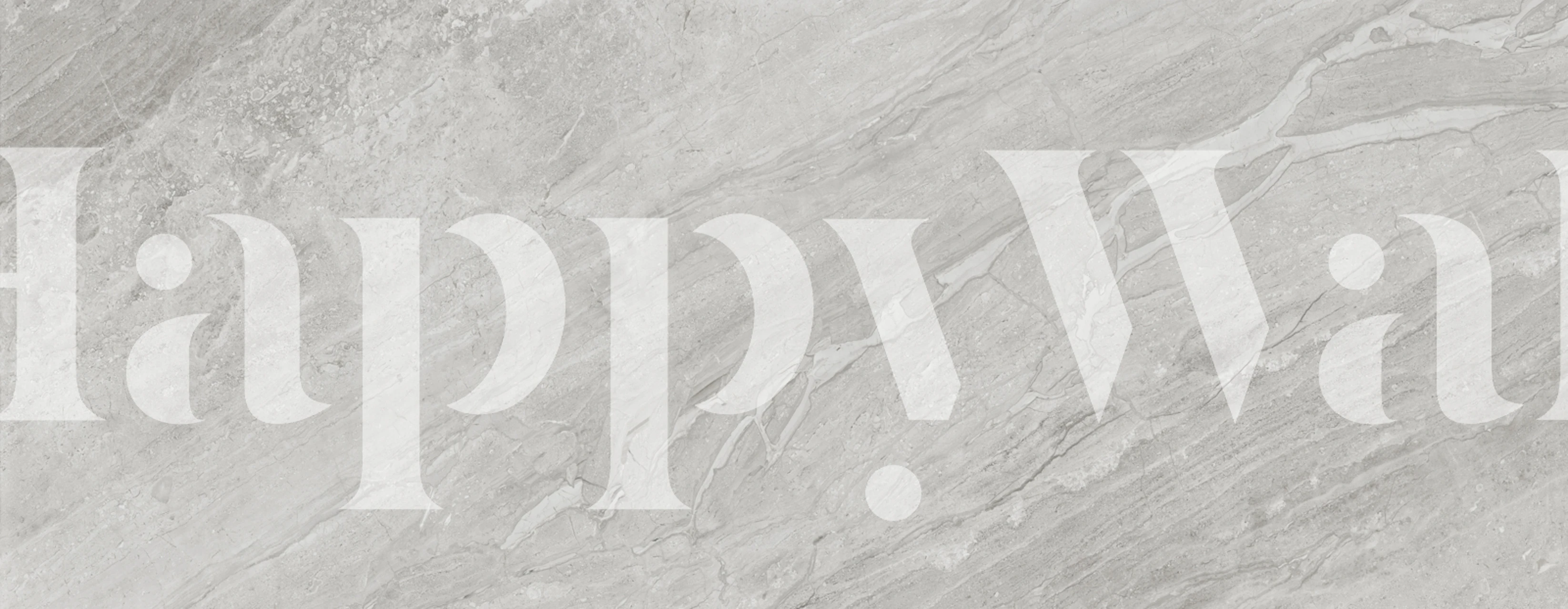 Papel de parede Elegant Silver Stone Texture em um quarto