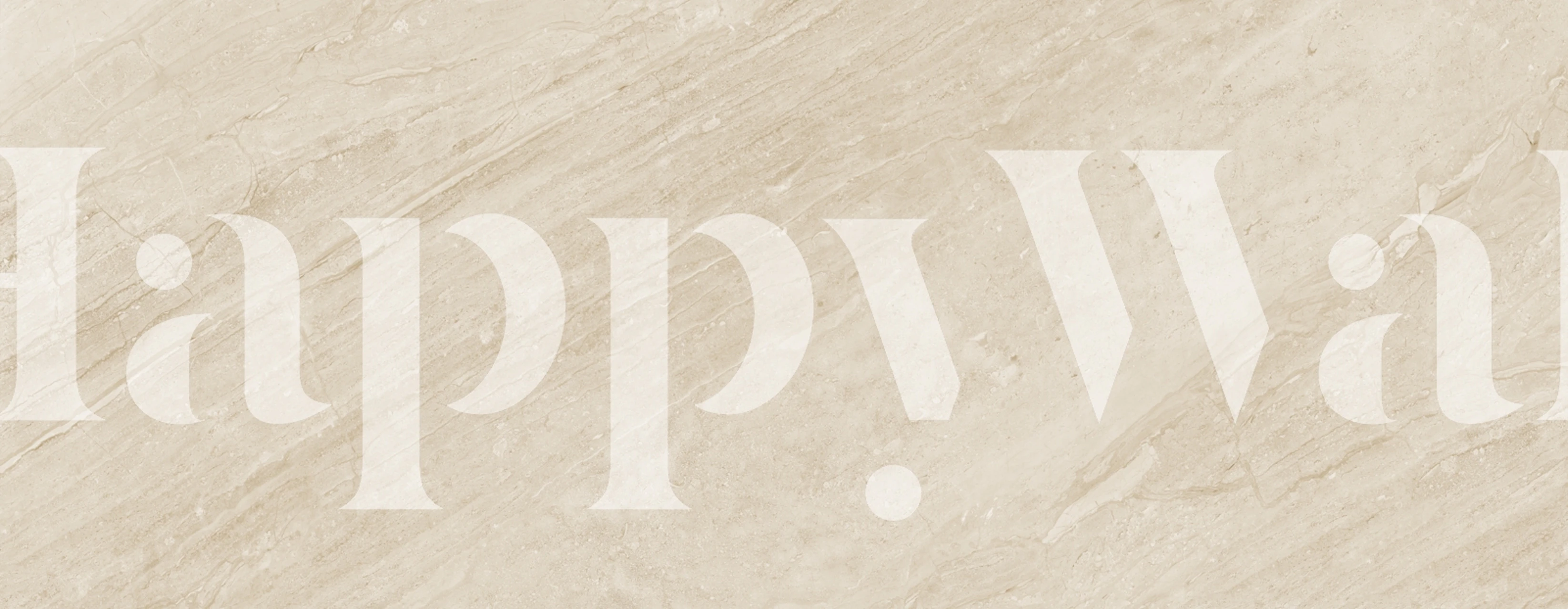 Ivory Travertine Marble wallpaper in a room