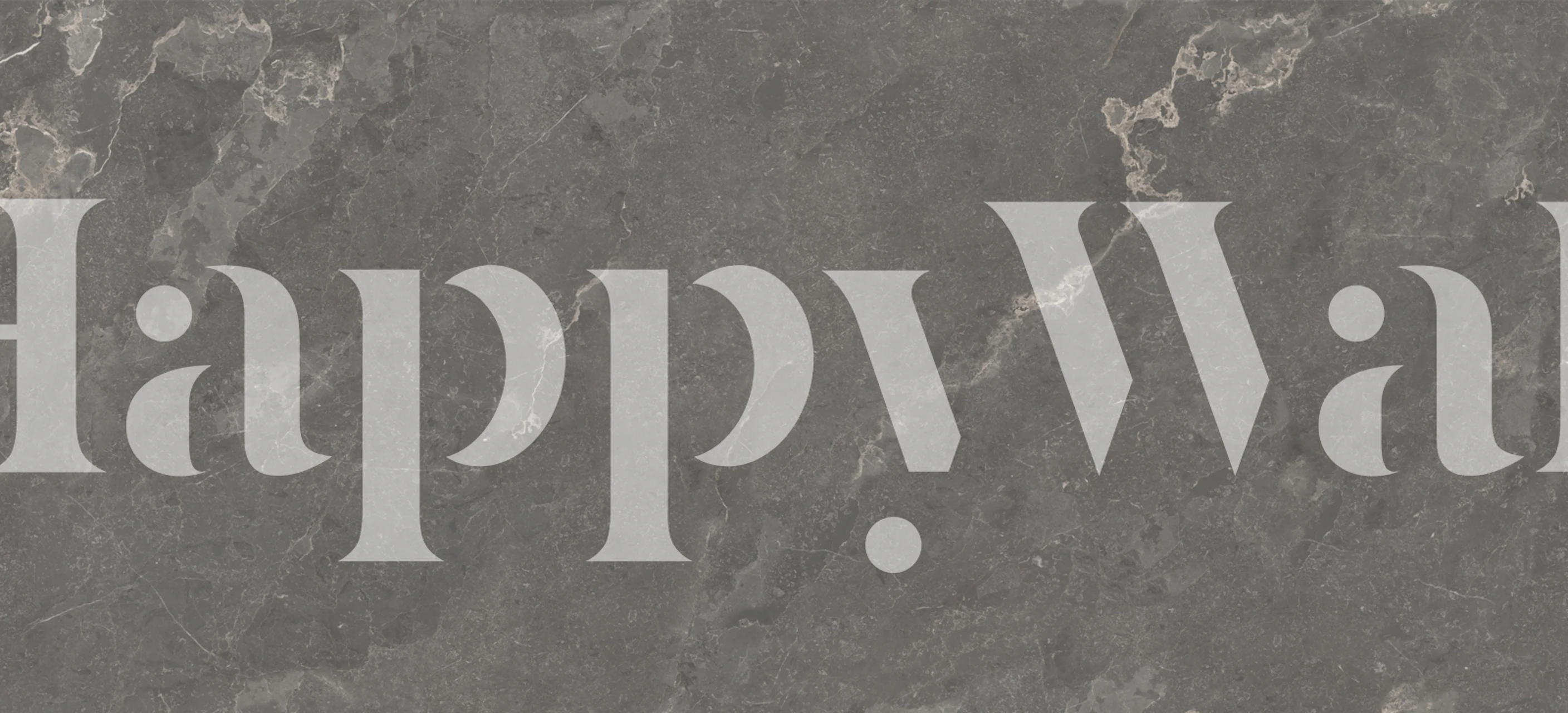 Papel de parede Arabescato Grey Marble em um quarto