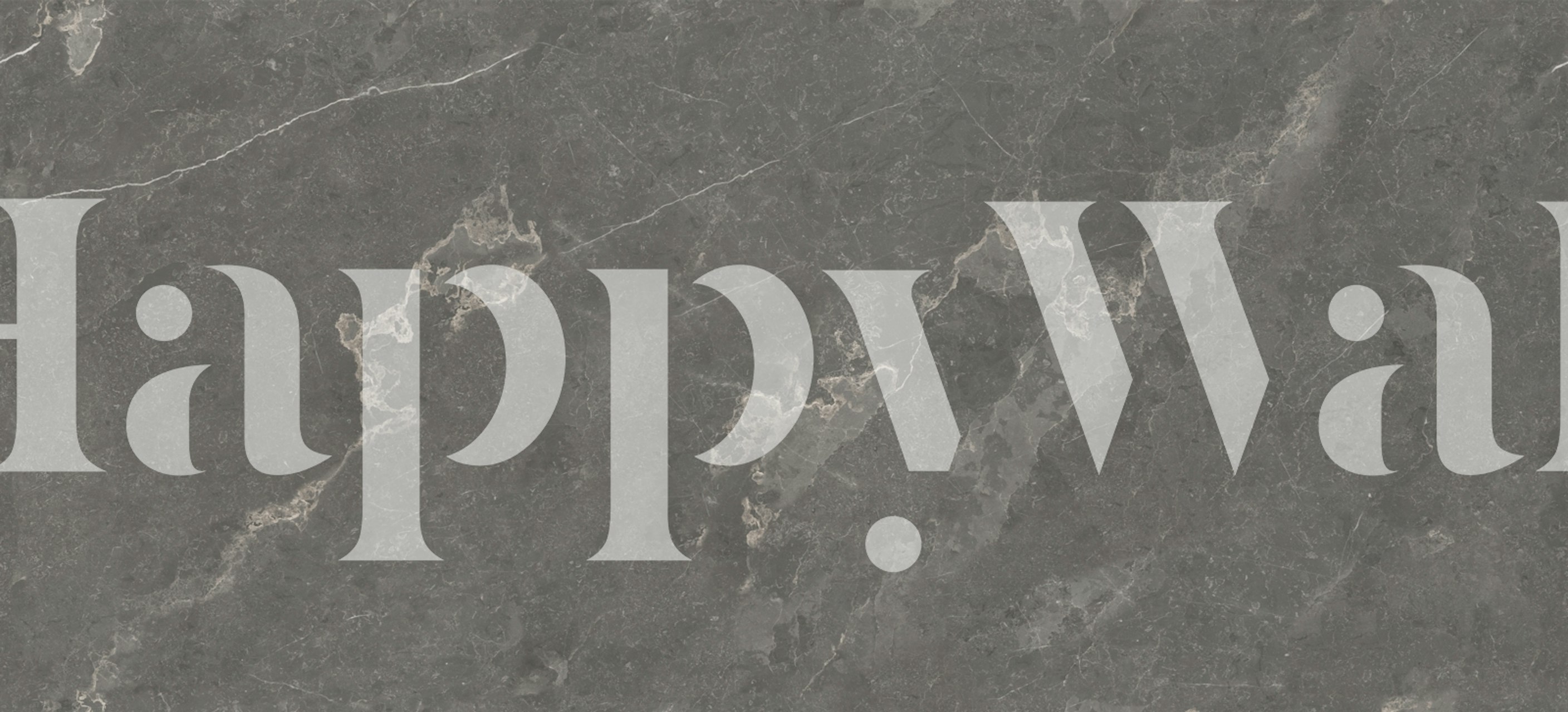 Papel de parede Marble Effect Charm em um quarto