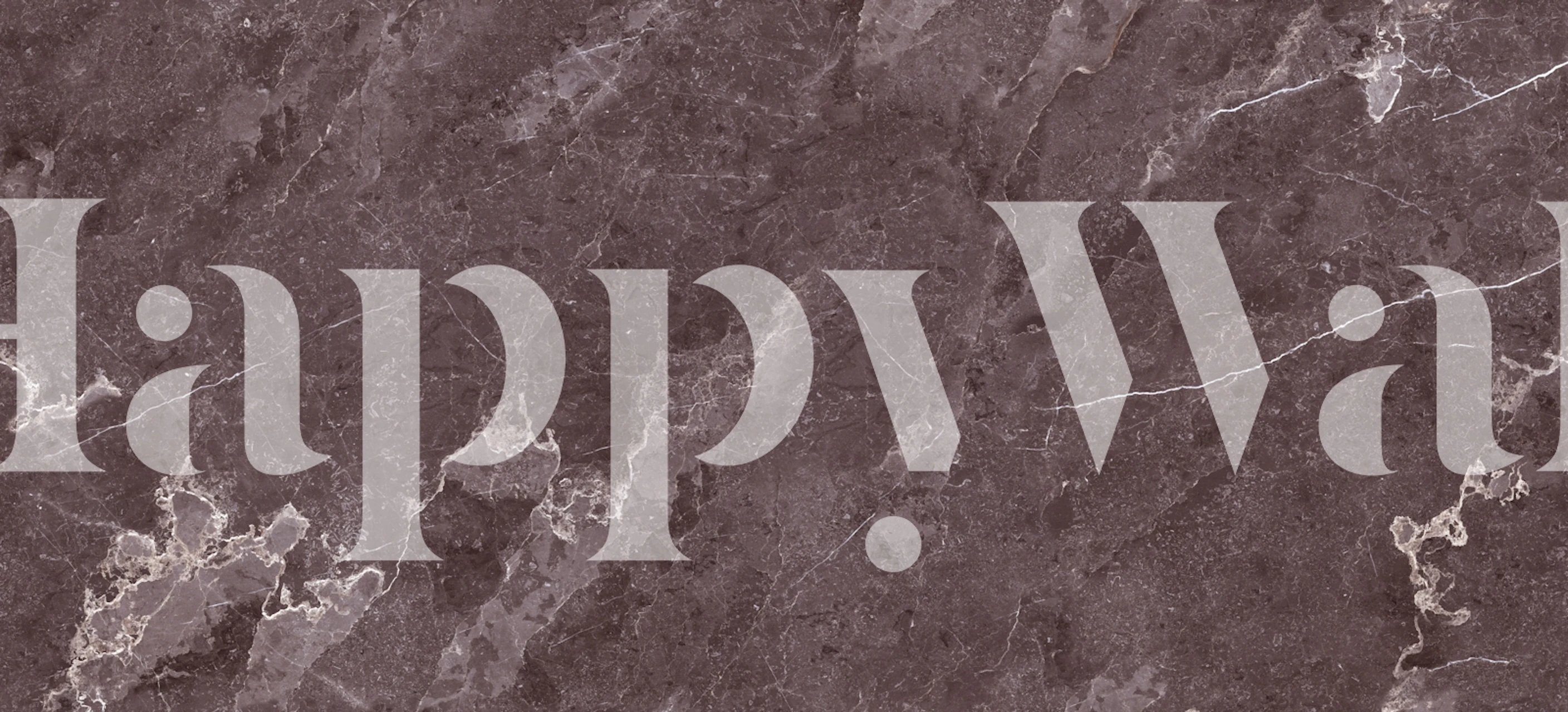 Dark Emperador Marble Stone tapet i ett rum