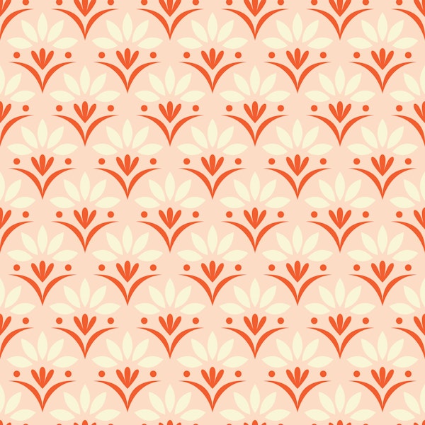 Vintage Florals apricot