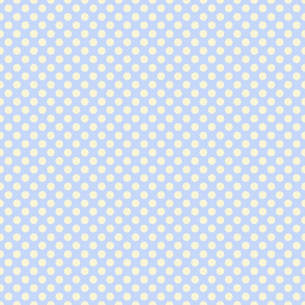 Polka Dots beige light blue