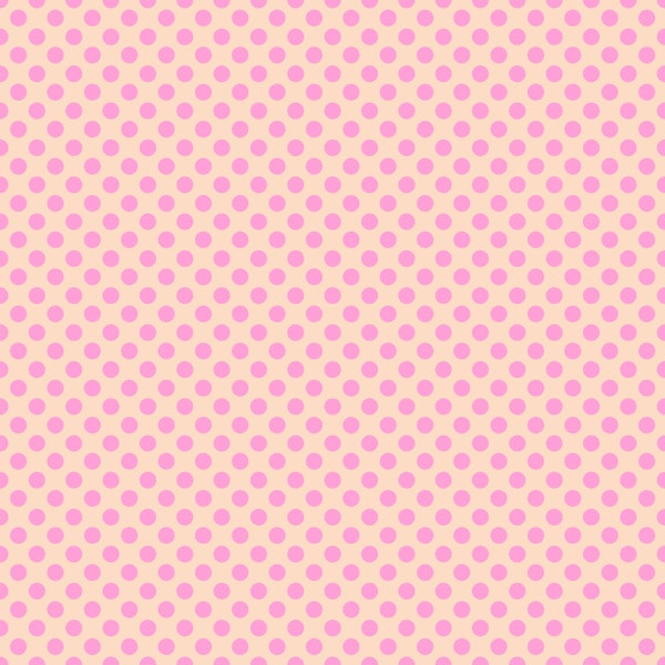 Polka Dots pink apricot