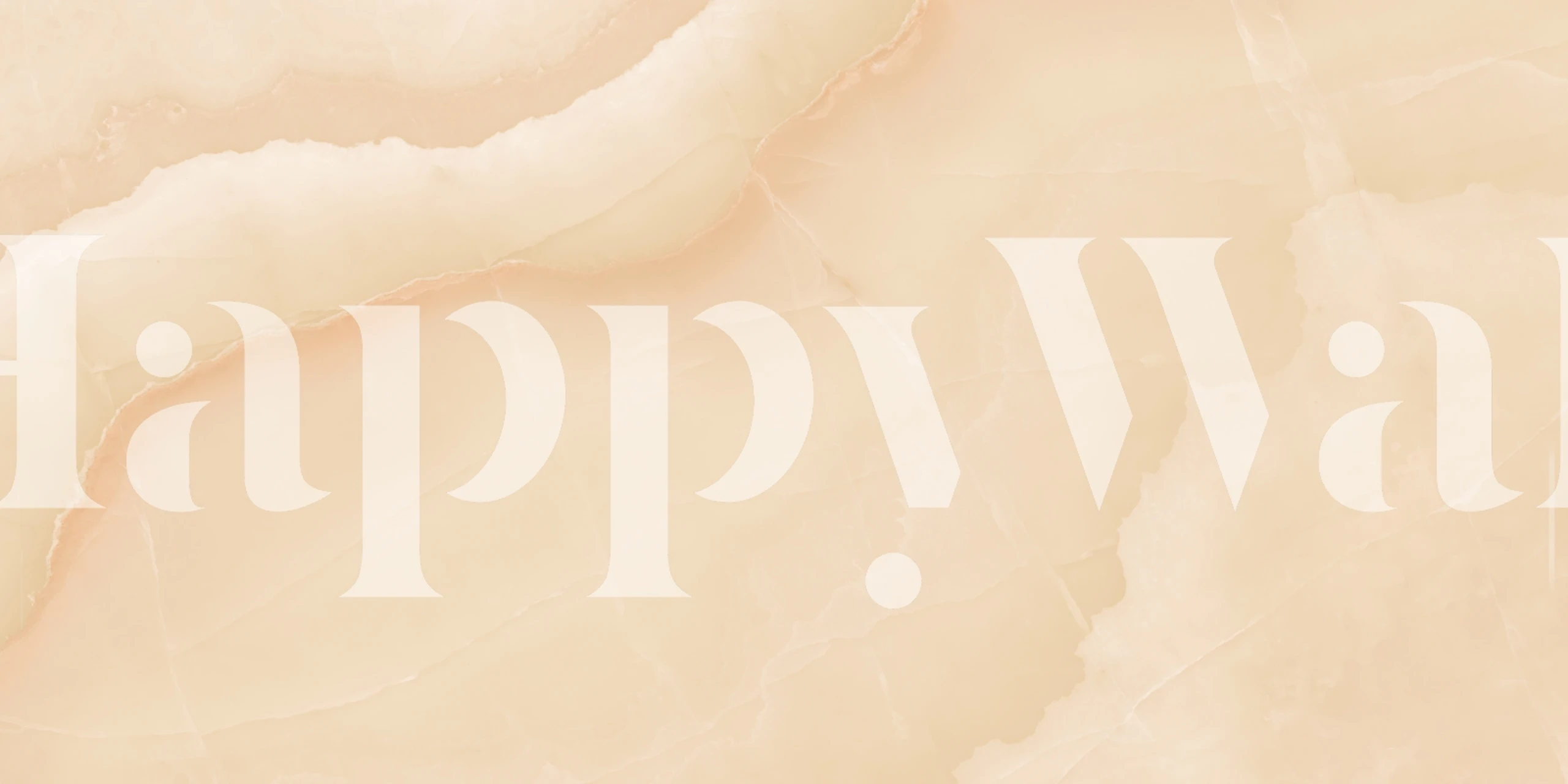 Natural onyx marble stone with soft peach and cream tones wallpaper