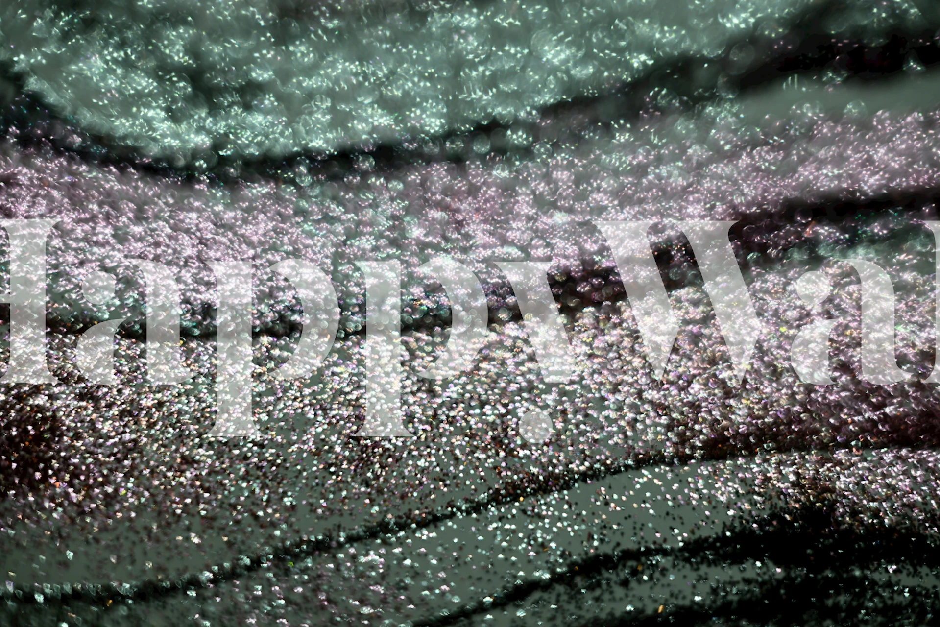 Papier peint Glitter Waves Glam 1 dans une pièce