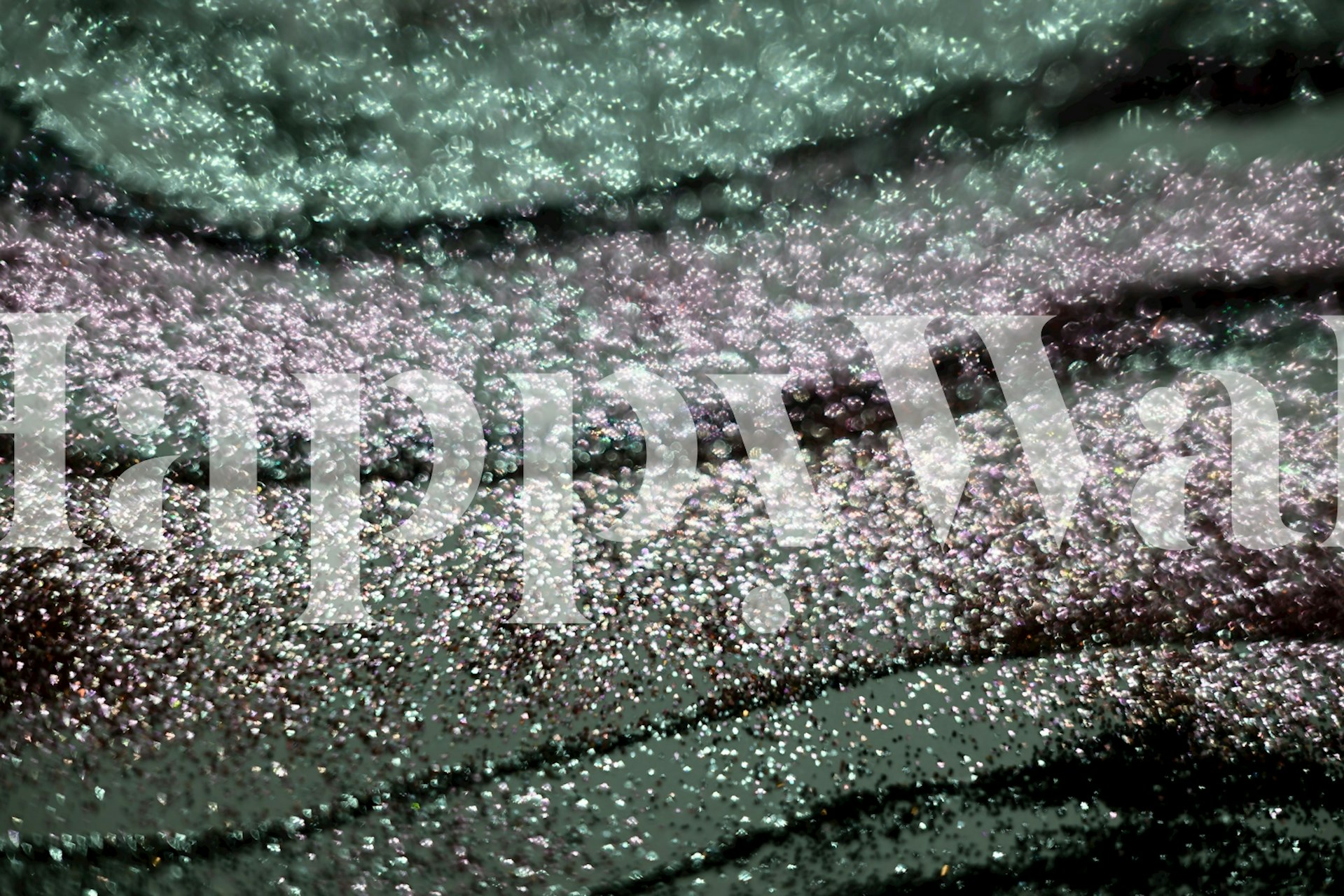 Papier peint Glitter Waves Glam 1 dans une pièce