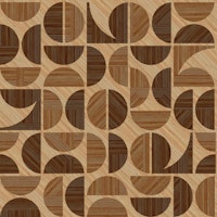 Natural Wood Circle Game tapet