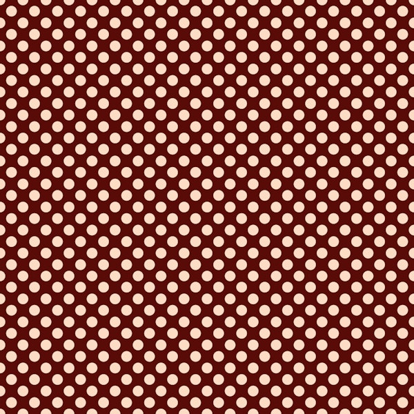 Polka Dots apricot brown