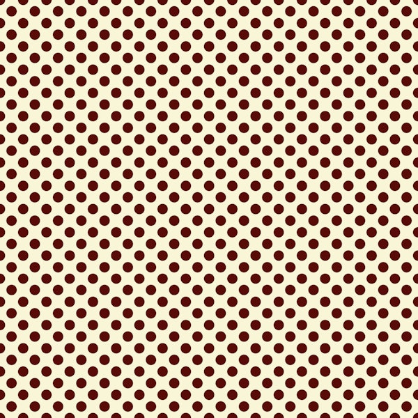 Polka Dots brown vanilla