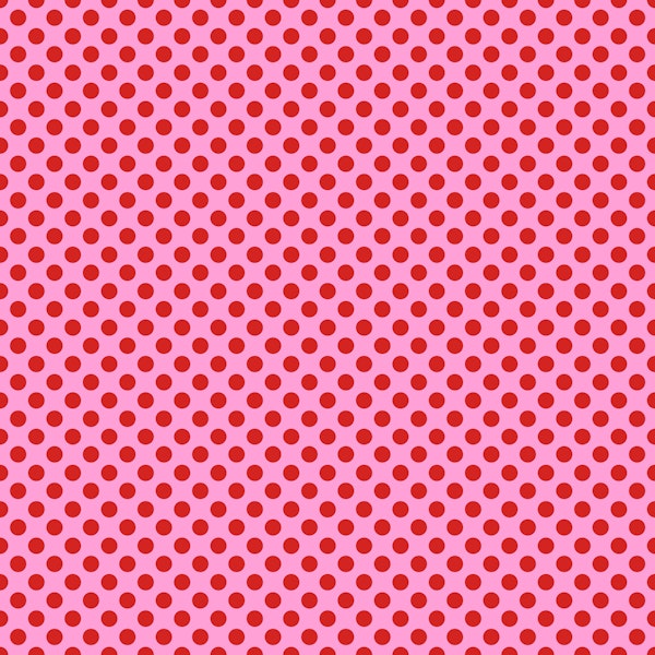 Polka Dots red pink