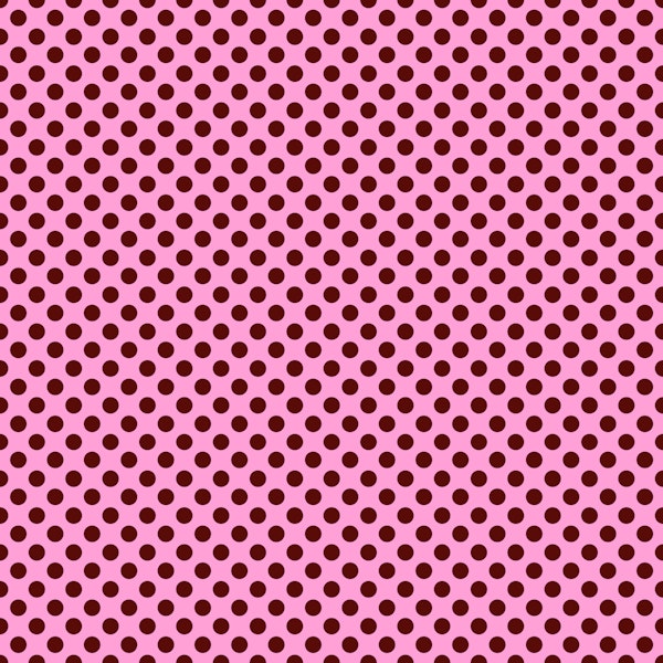 Polka Dots brown pink
