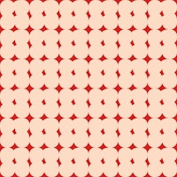 Retro Cloudy Shapes apricot red papiers peint