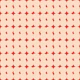 Retro Cloudy Shapes apricot red