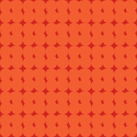 Retro Cloudy Shapes orange red papiers peint
