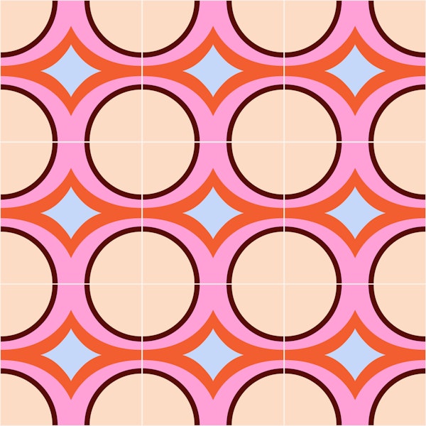 Retro Diamond Tiles