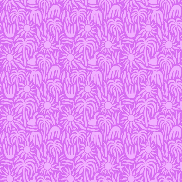 Palmeras y Sol lilac