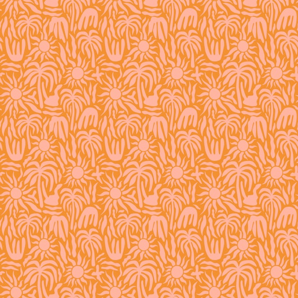 Palmeras y Sol orange