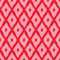 Curvy Diamonds red pink tapet