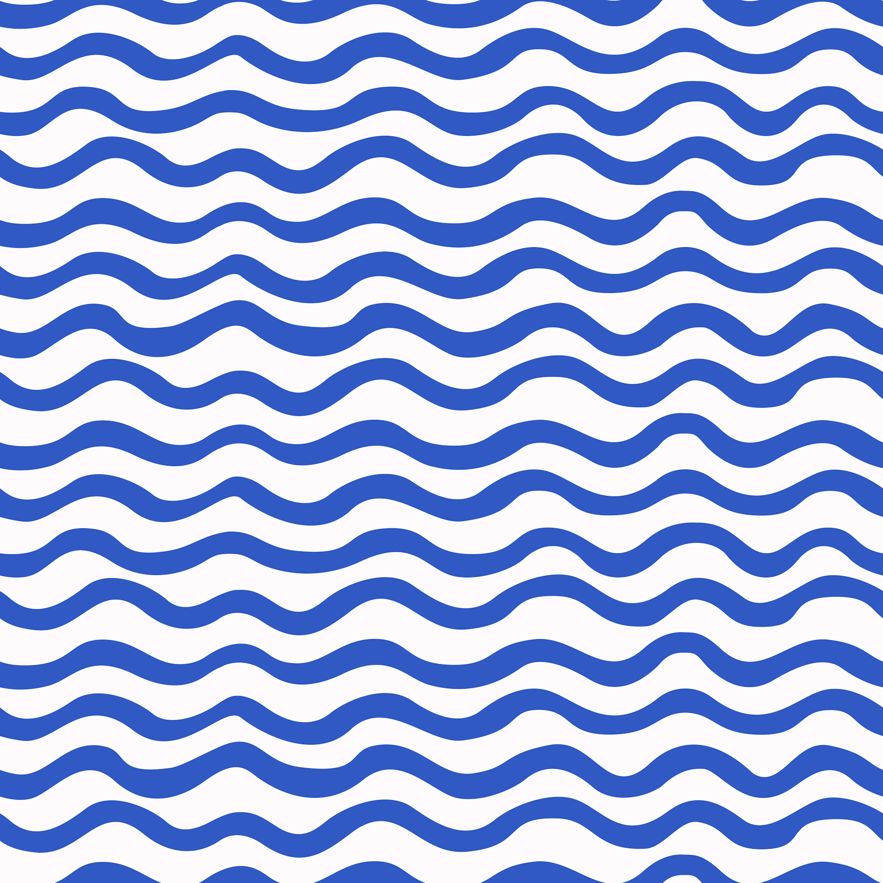 Blue Wavy Lines Wallpaper